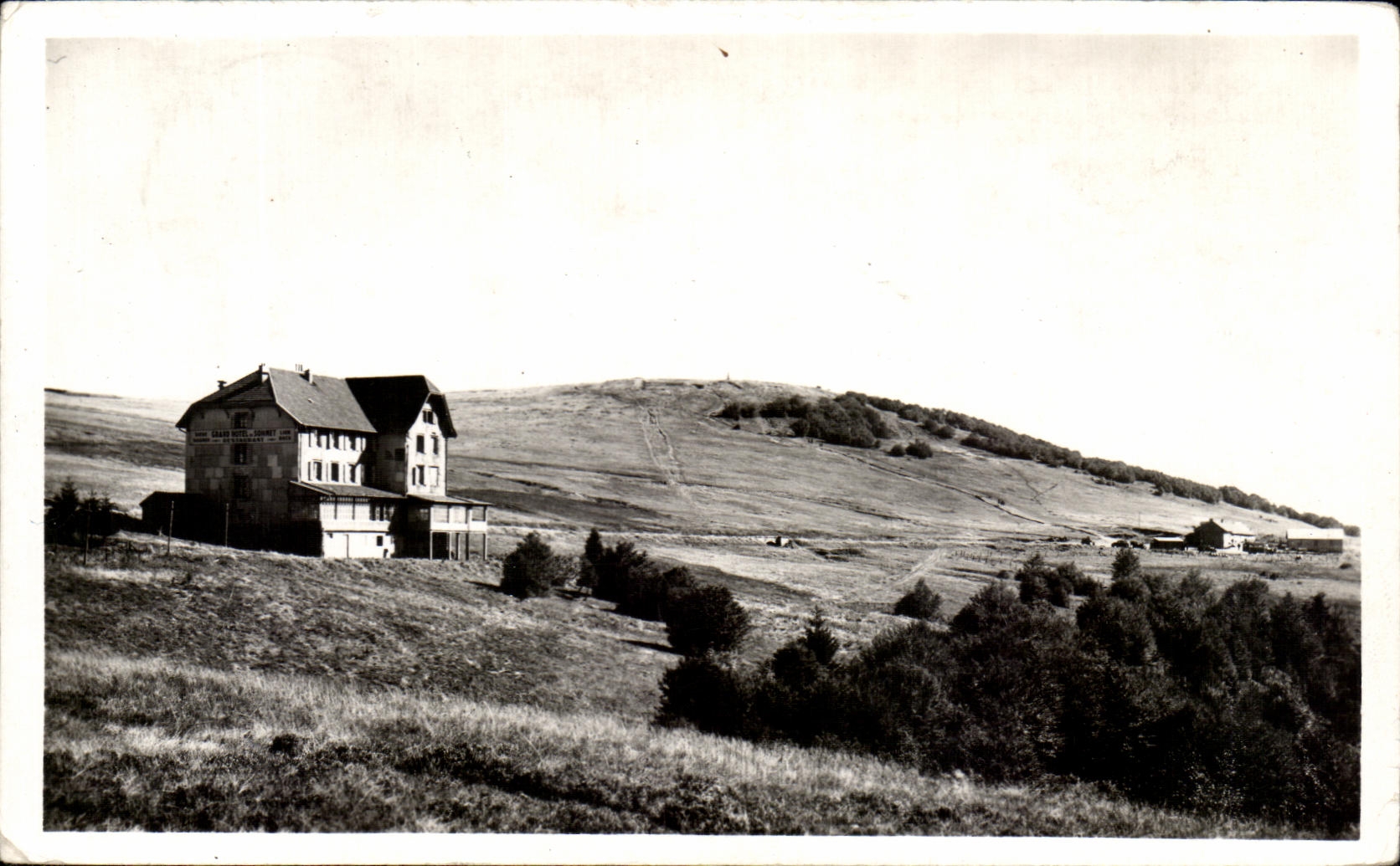 CPA Ballon Of Alsace Hotel Stauffer Closes Brust the Summit