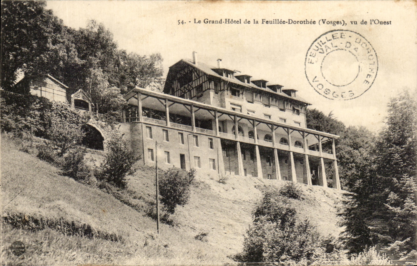 CPA Le Grand Hotel de la Feuillee Dorothee Vu de I'Ouest