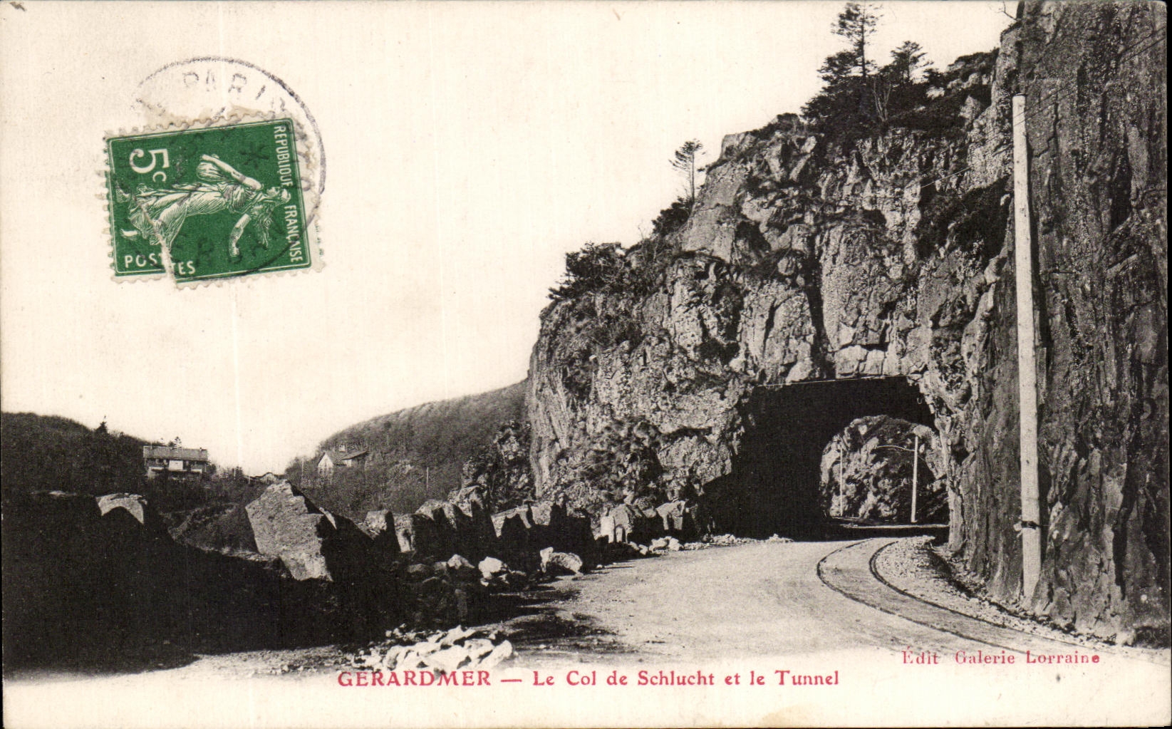 CPA Gerardmer the Collar of Schlucht and the Tunnel