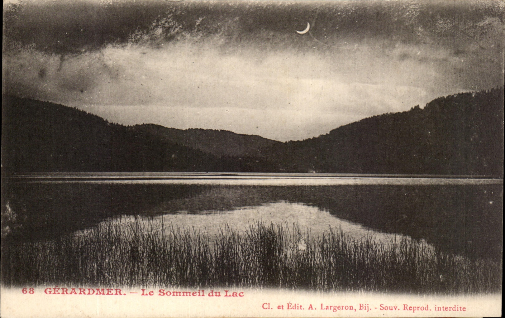 CPA Gerardmer the Sleep of the Lake