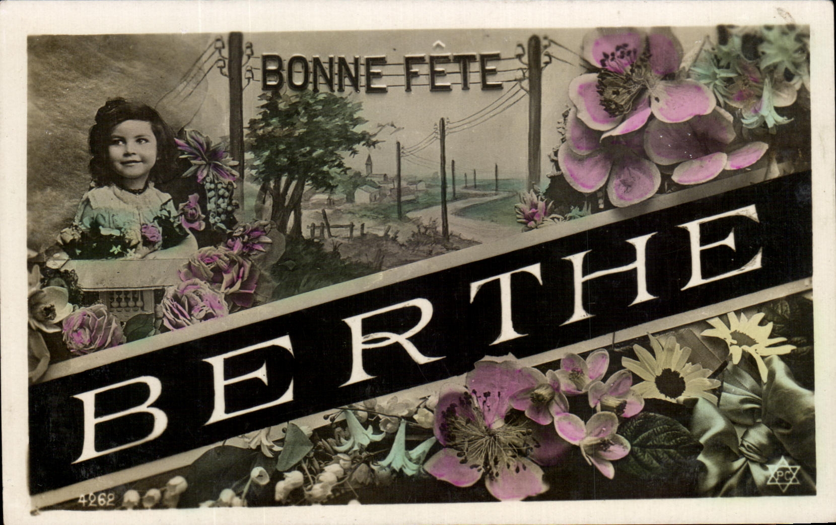 CPA Fantaisie Good Child celebrates Berthe