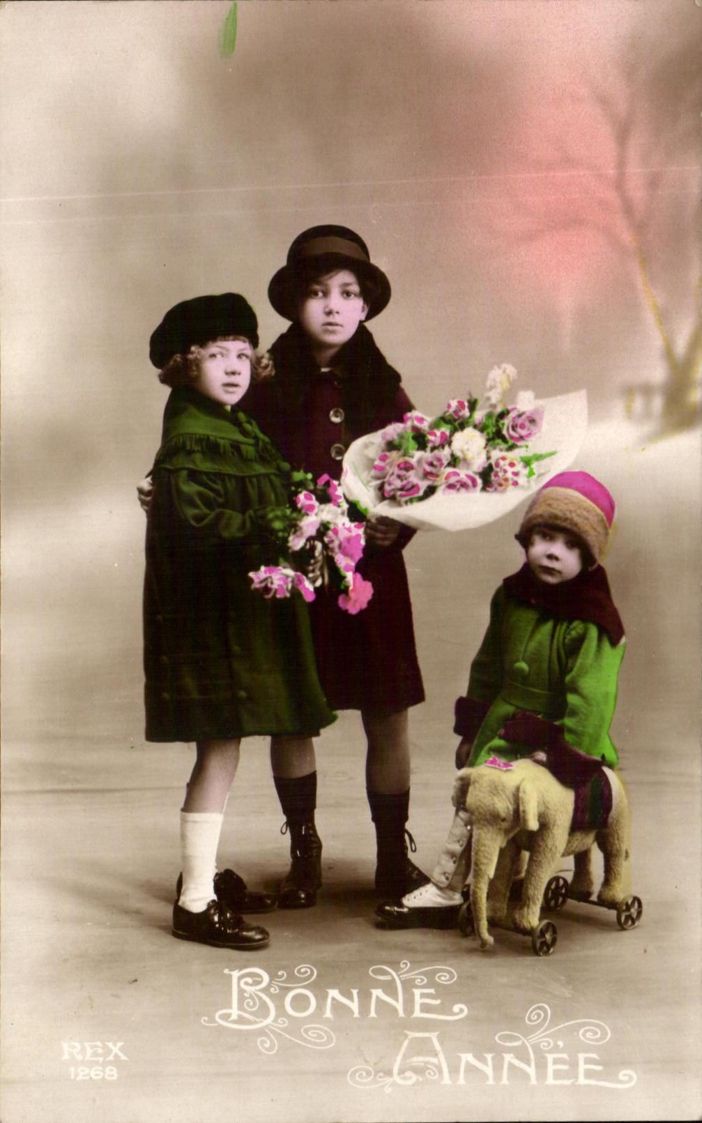 CPA Fantaisie Enfants Elephant 