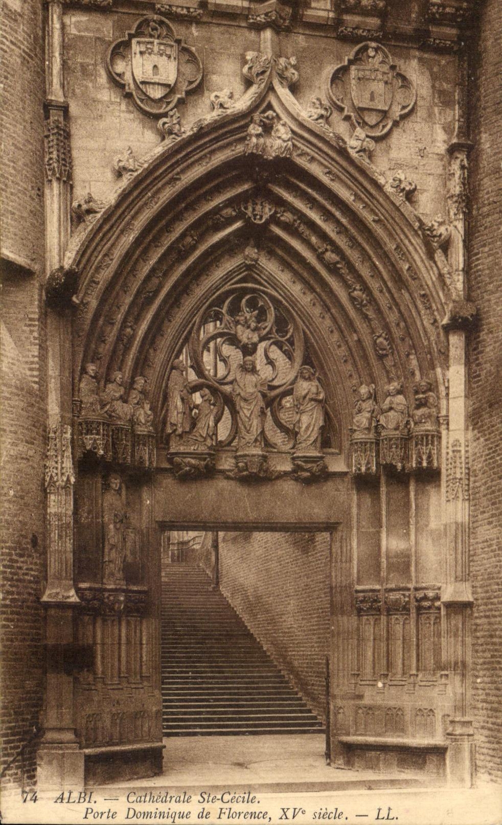 Catedral co de CPA Albi Cecile Porte Dominique Of Florencia