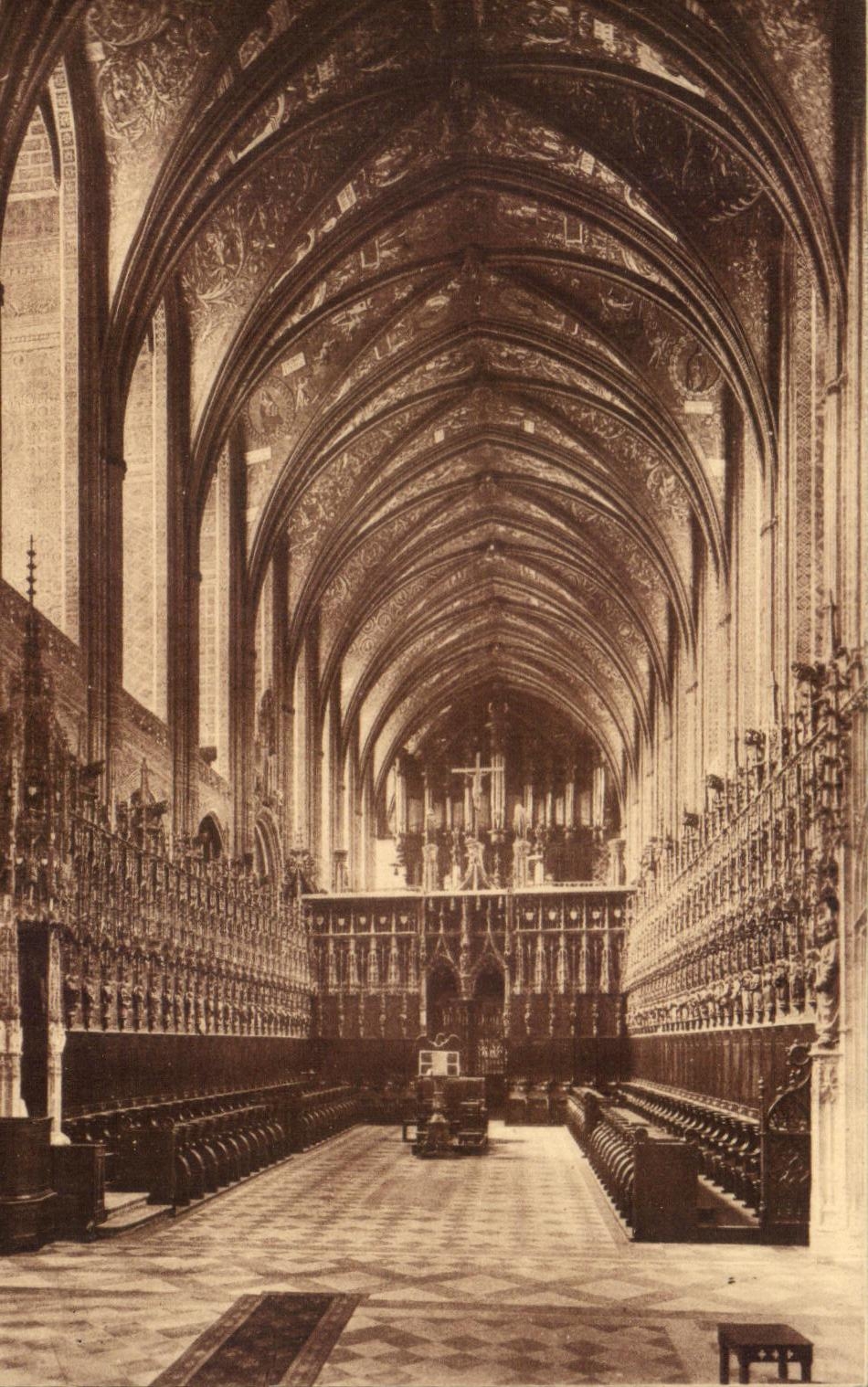 Catedral Sainte Cecile de CPA Albi el castillo y el cubo