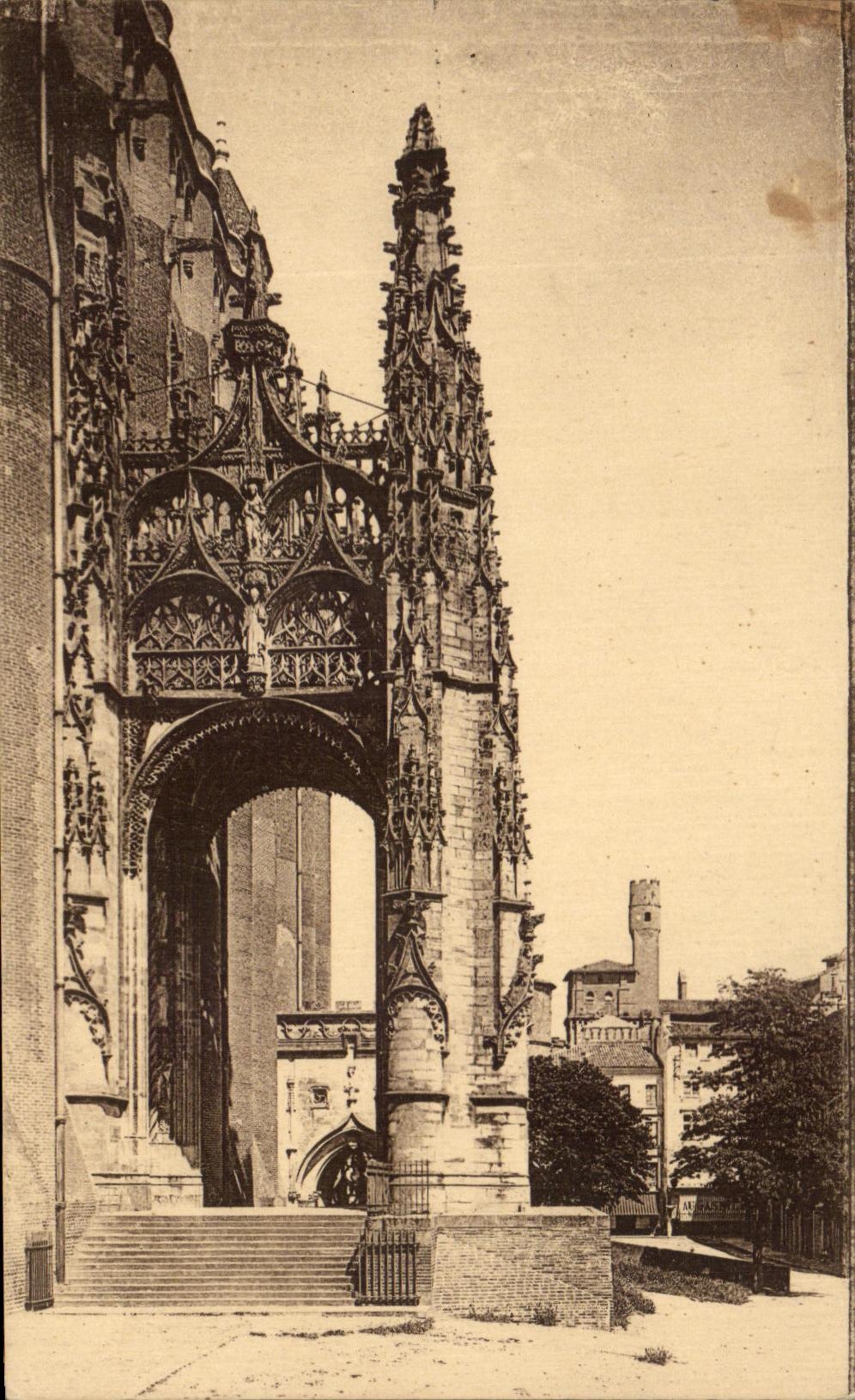 Catedral Sainte Cecile de CPA Albi el portico