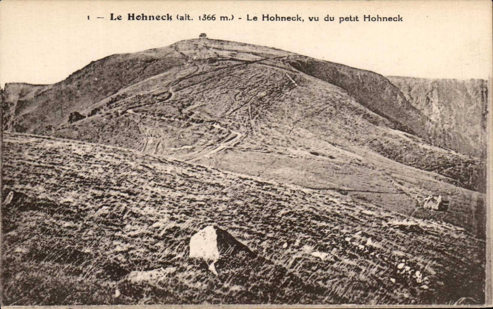 CPA Le Hohneck Le Hohneck Vu De Petit Hohneck