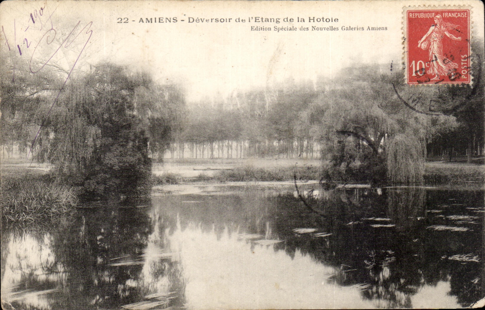 CPA Amiens Outfall of the Pond of Hotoie