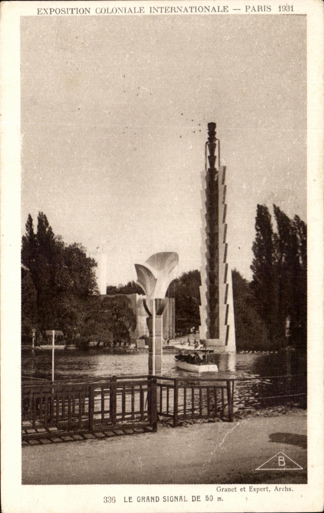 CPA la senal grande Of 50 m Paris internacional colonial justa 1931