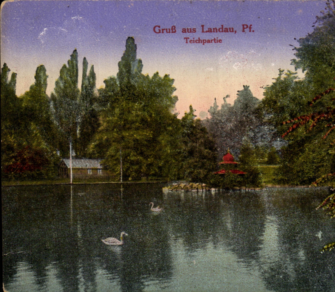 CPA Grug aus Landau Teichpartie