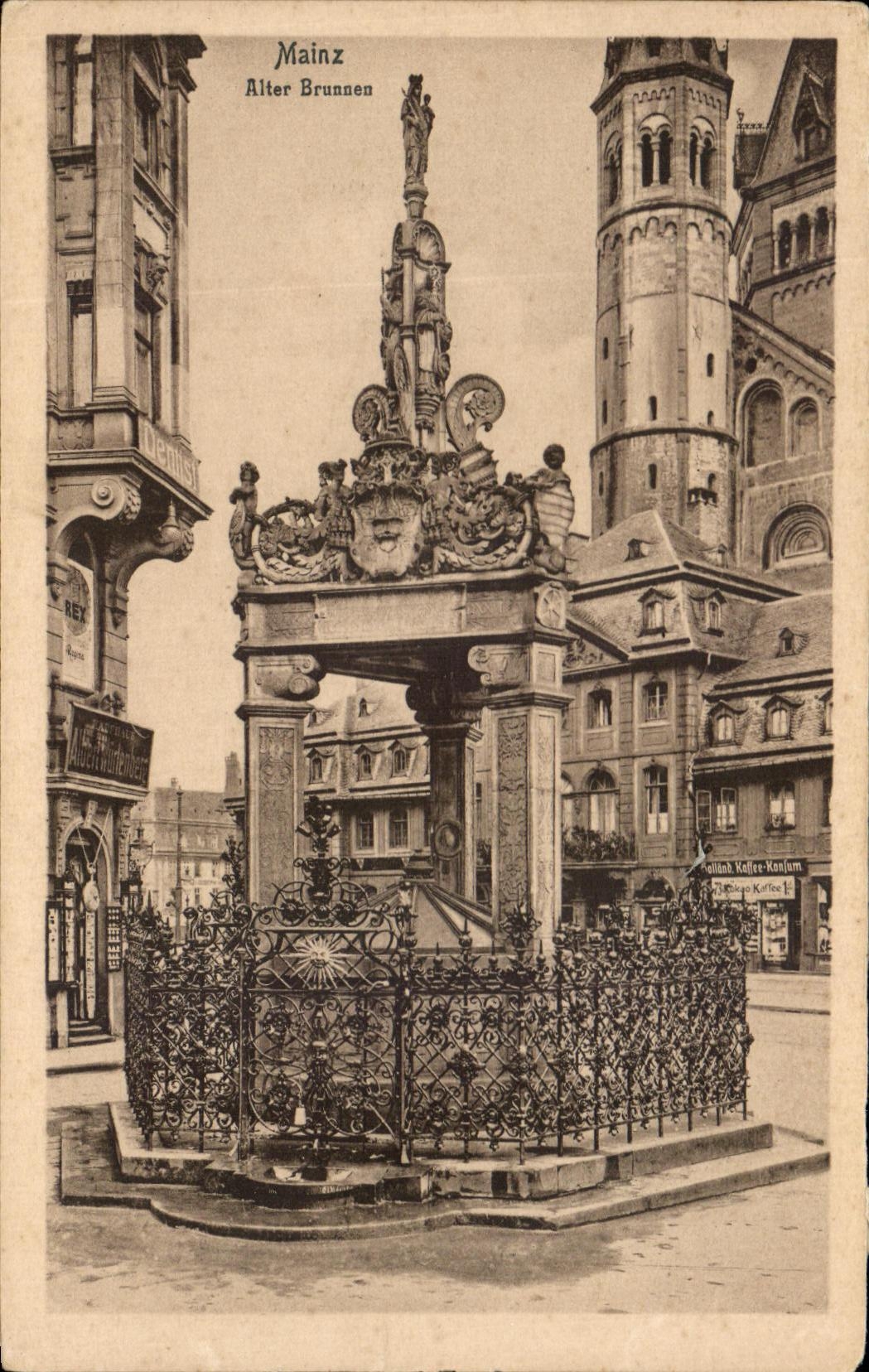 CPA Mainz Alter Brunnen