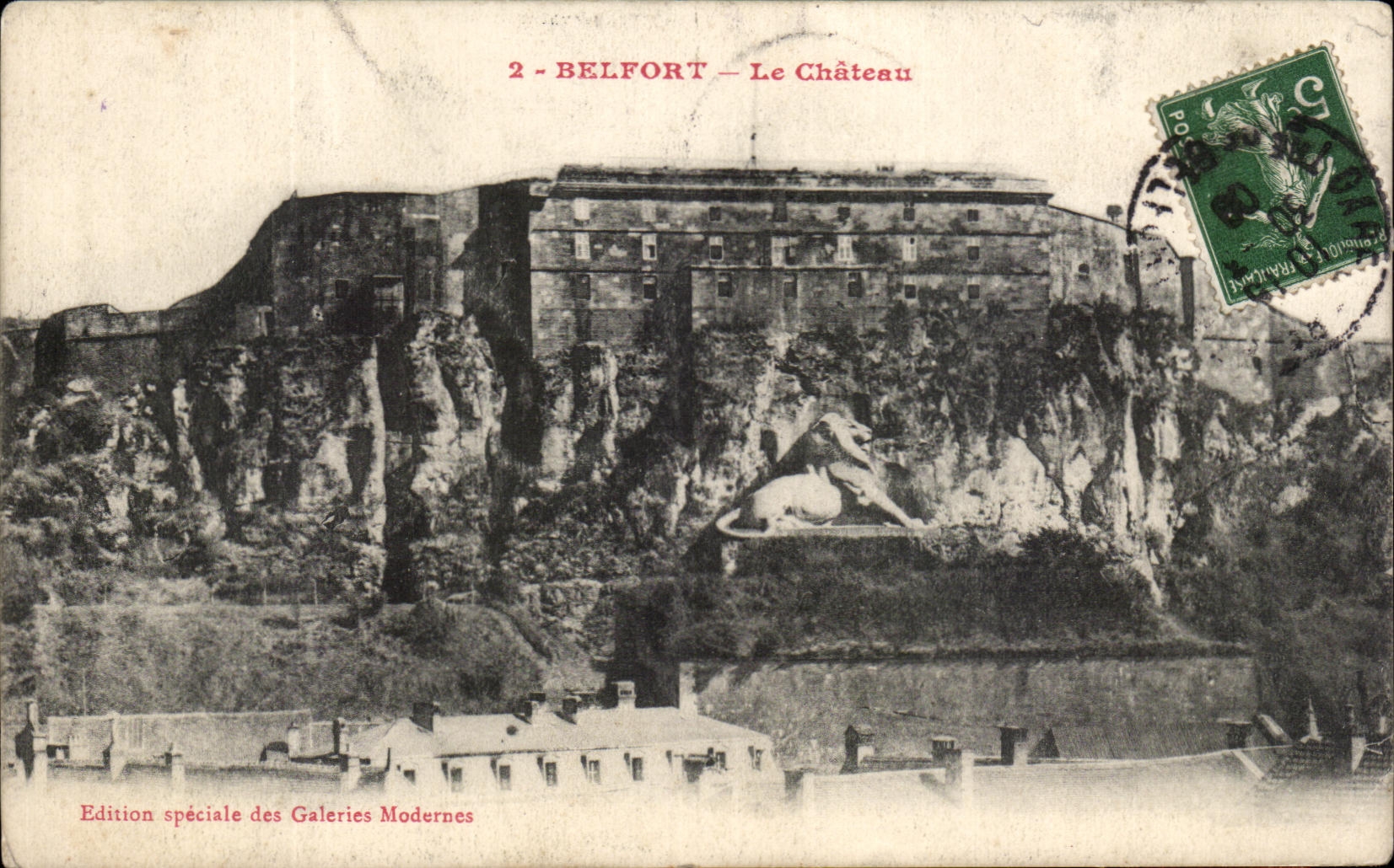 CPA Belfort Le Chateau Lion