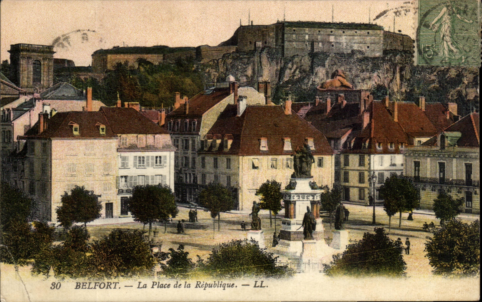 CPA Belfort La Place de la Republique