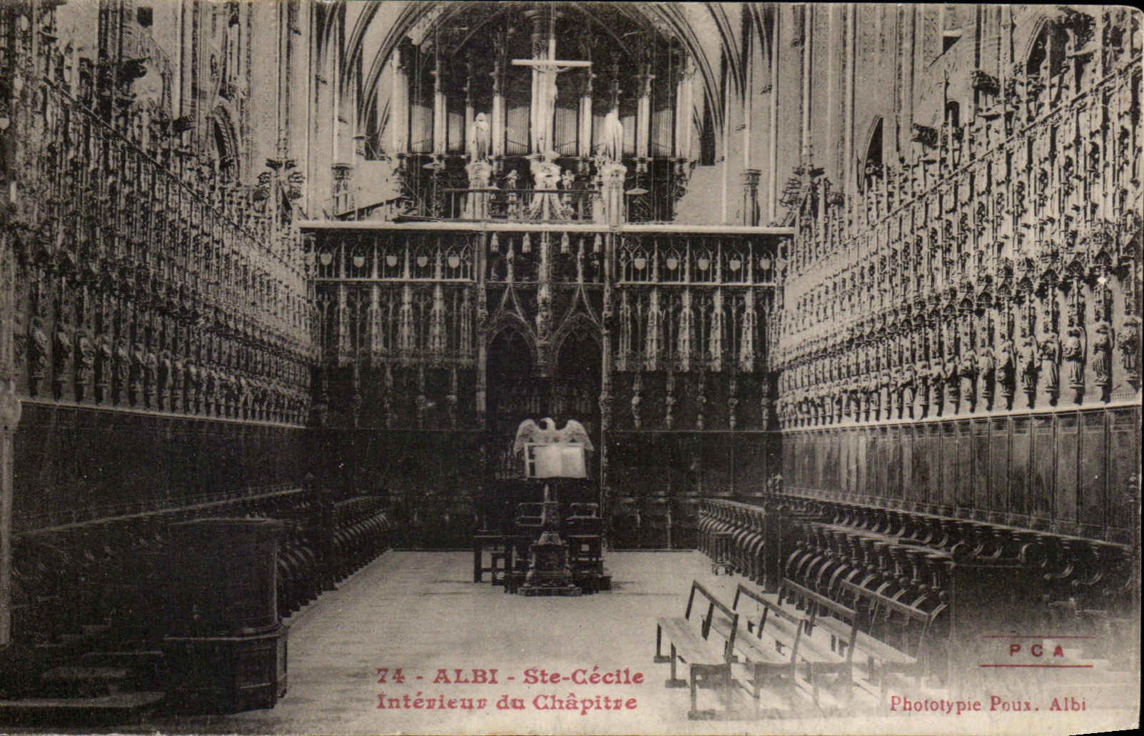 CPA Albi co Cecile Interieur del capitulo