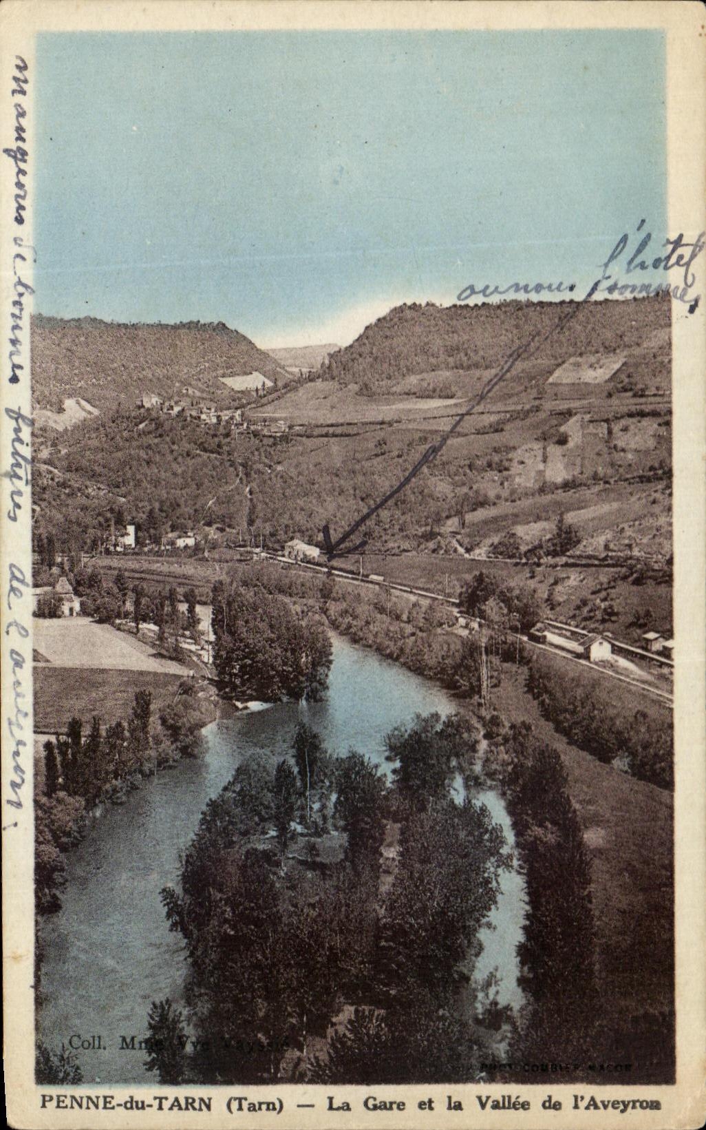 CPA Warp end of the Tarn Gave and the Valley of Aveyron