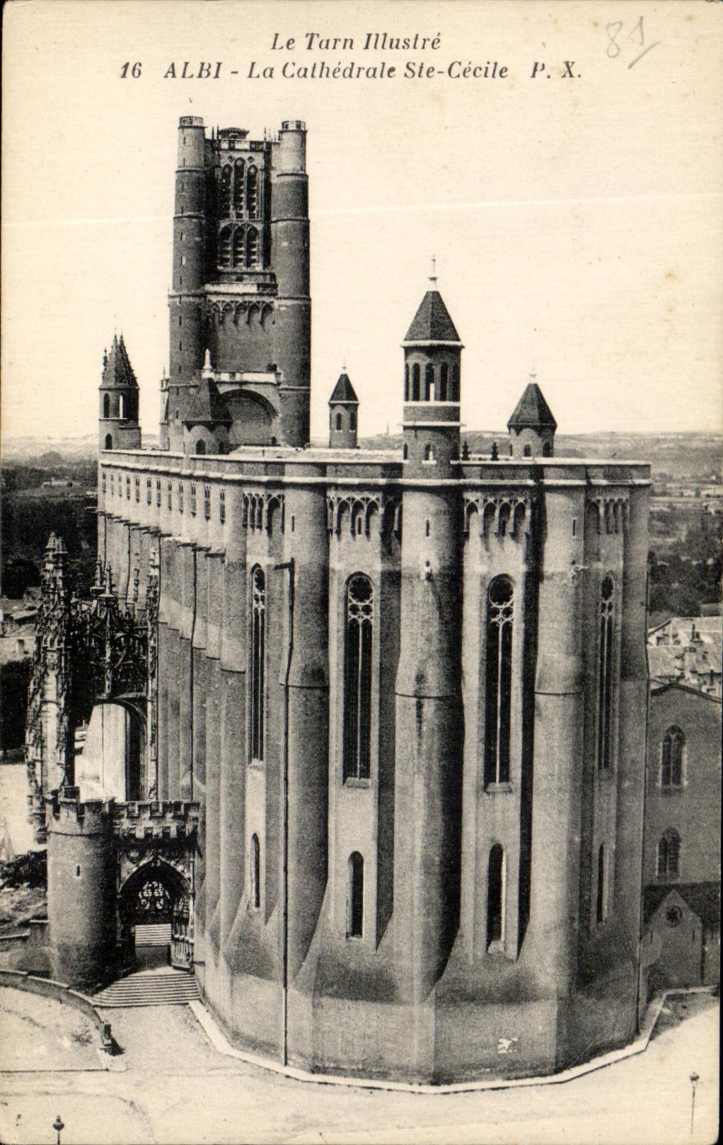 CPA Albi el santo Cecile de la catedral