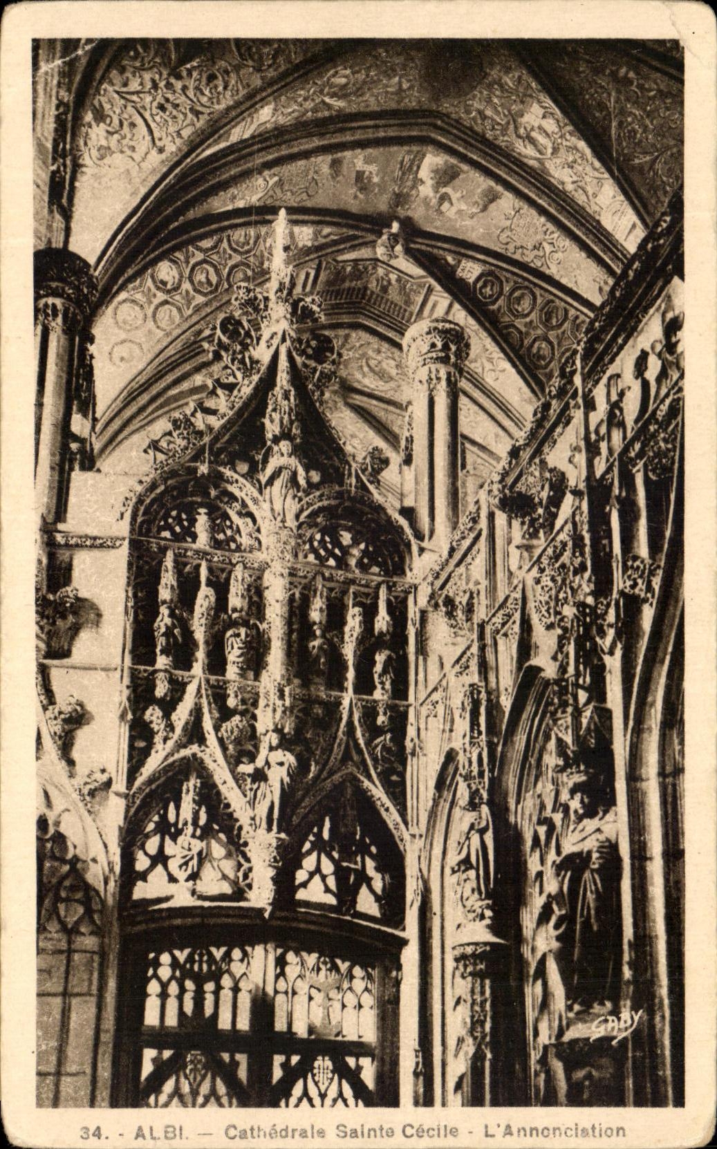 Catedral Sainte Cecile Annonclation de CPA Albi