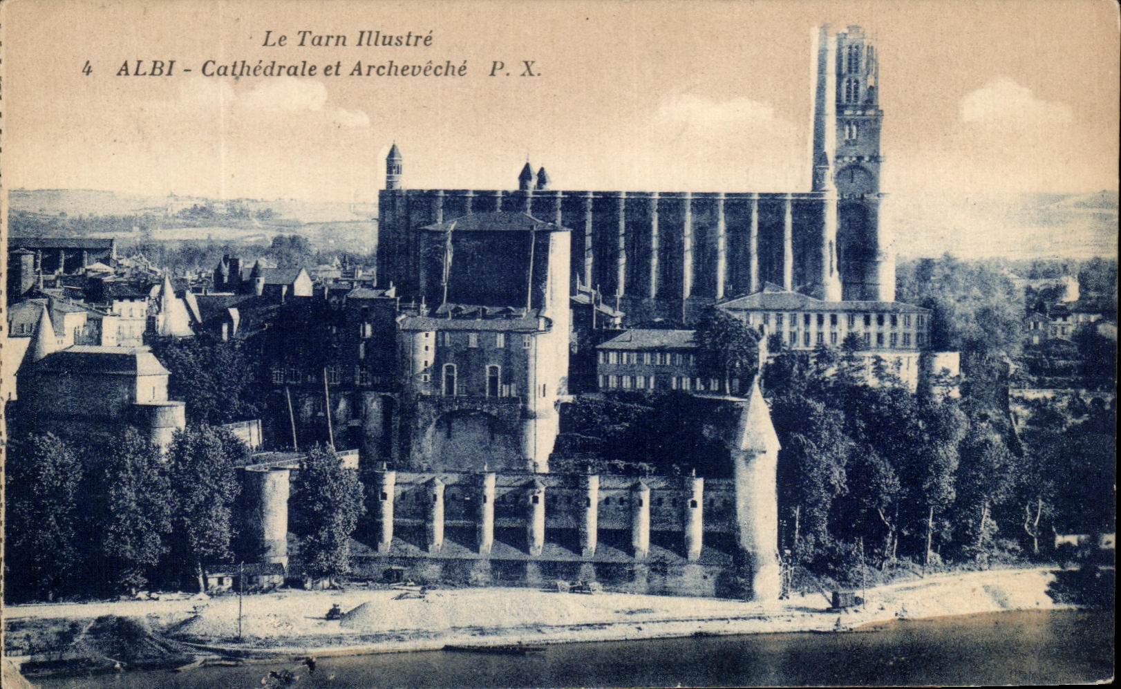 Palacio de la catedral y del arzobispo de CPA Albi