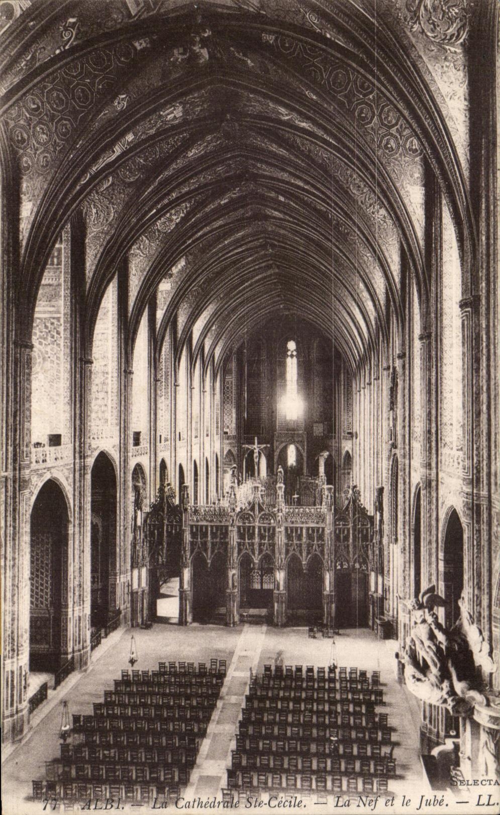 CPA Albi la catedral co Cecile el cubo y el Jube