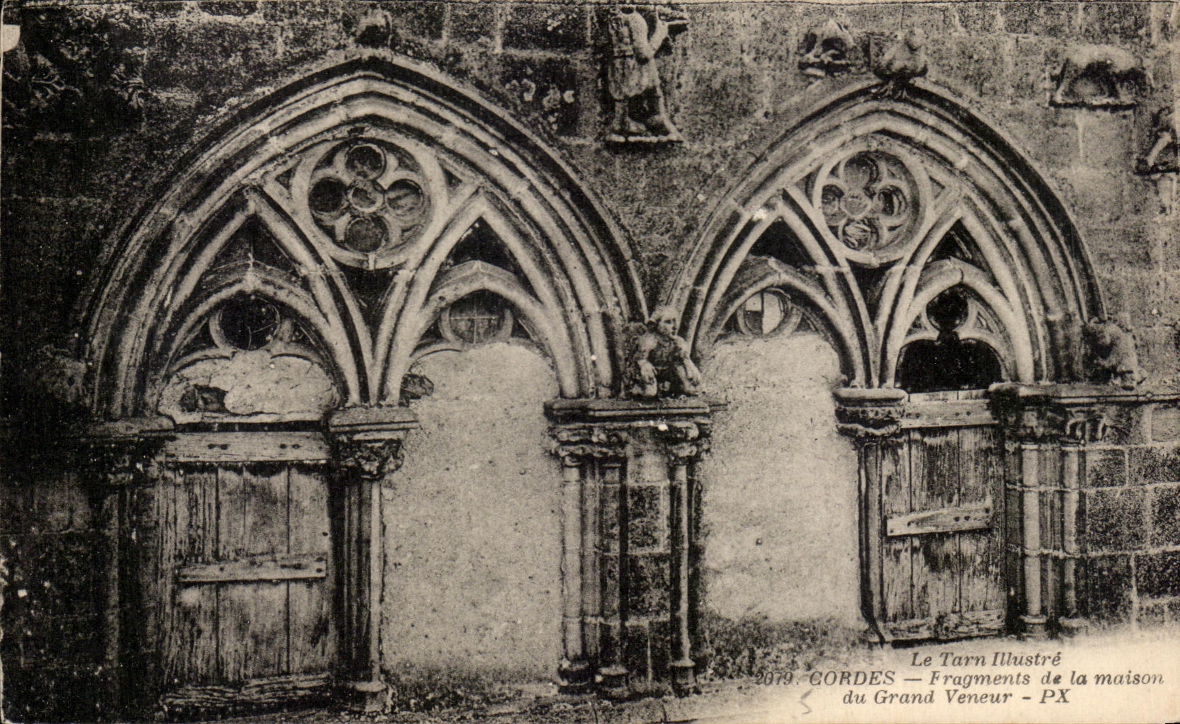 CPA Cords Fragments of the house of the Large Huntsman