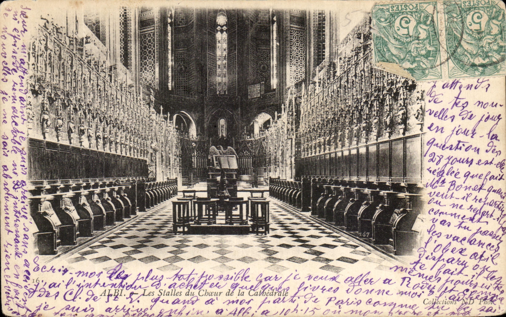 Paradas de CPA Albi de Chaeur de la catedral