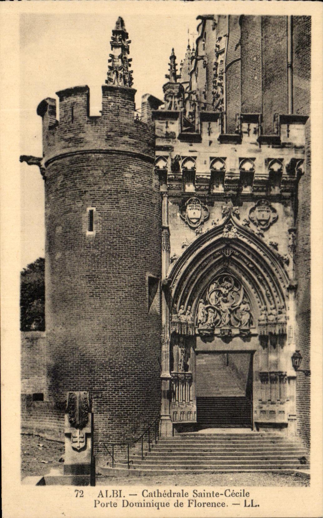 Catedral Sainte Cecile Porte Dominique de CPA Albi de Florencia