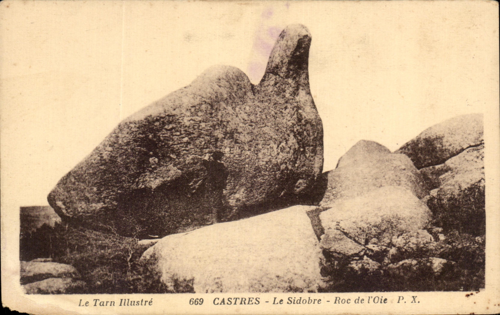 CPA Cords Sidobre Rock of Goose