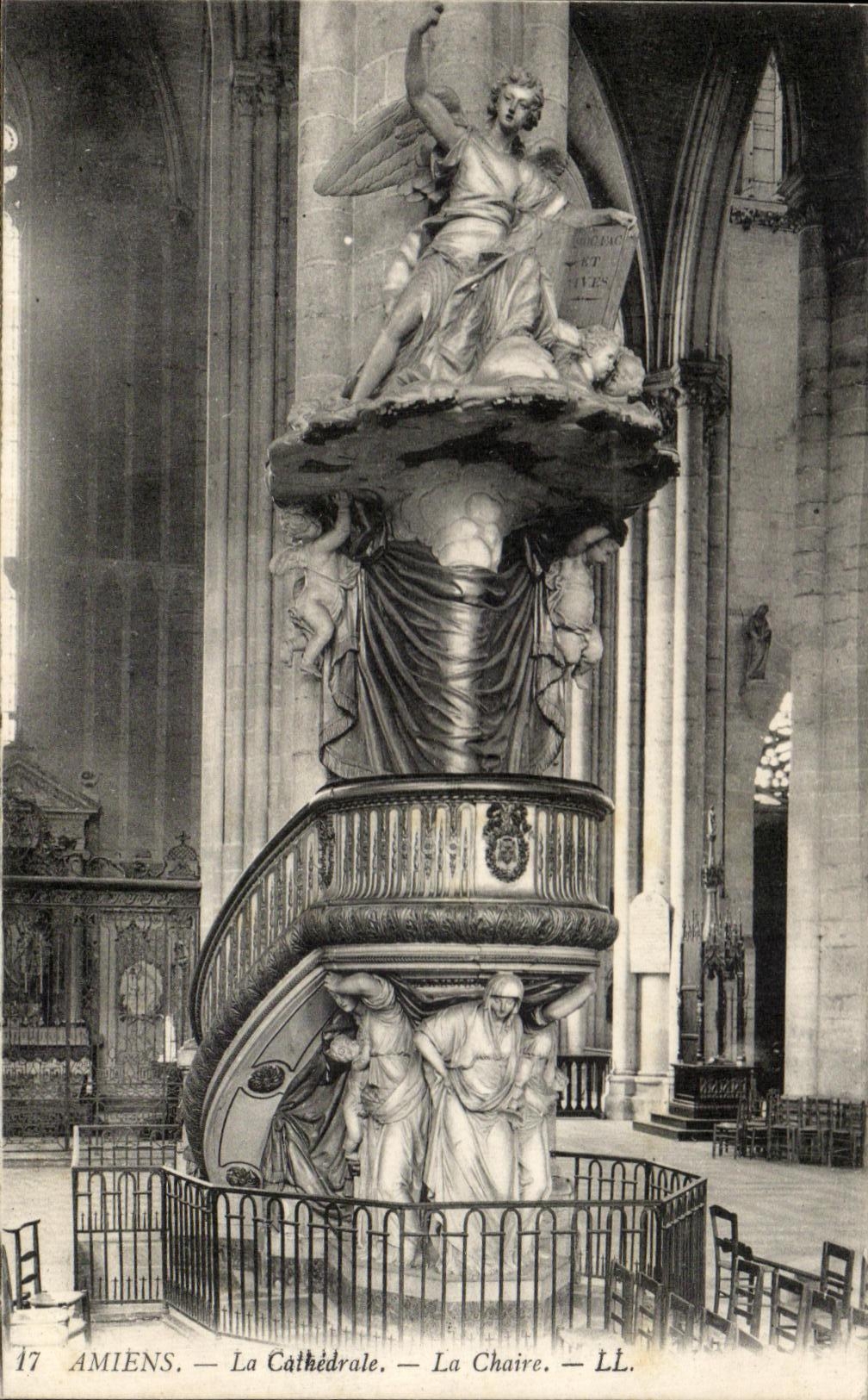 CPA Amiens La Cathedrale La Chaire