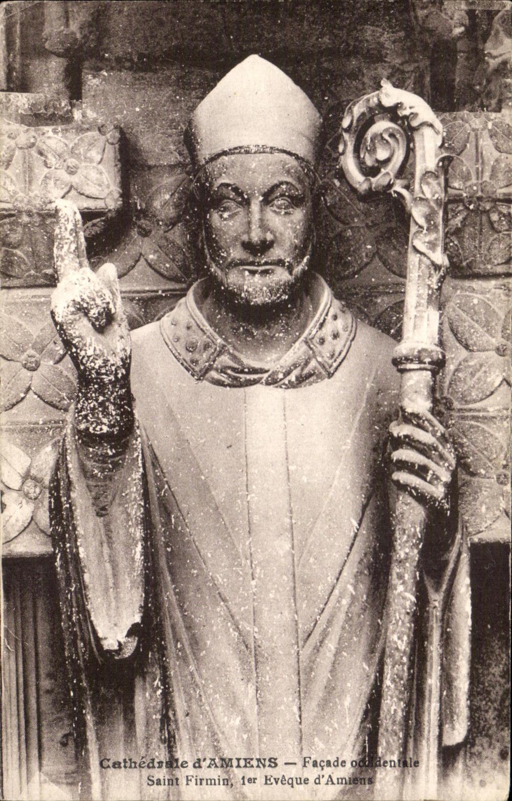 Catedral de CPA obispo D' Amieus de Fermin del santo occidental del ataque frontal de Amiens de 1r