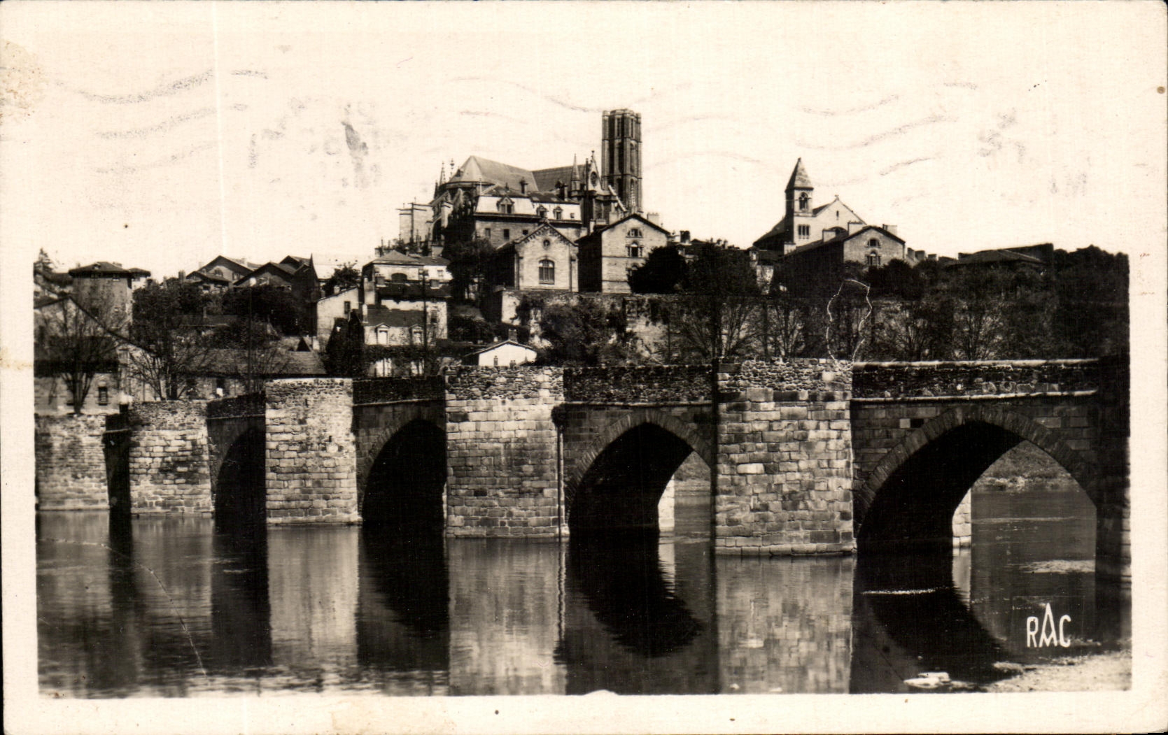 CPA Limoges el puente St Etienne Abbesaille