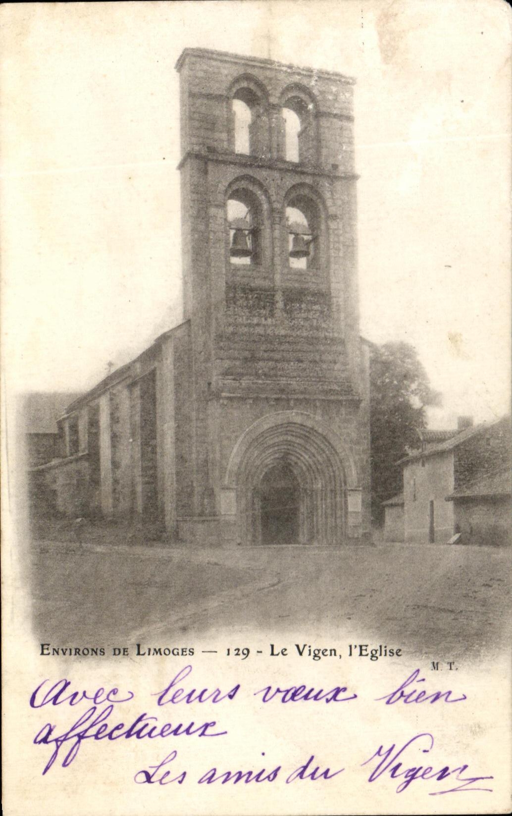 CPA Environs De Limoges Le Vigen l'Eglise