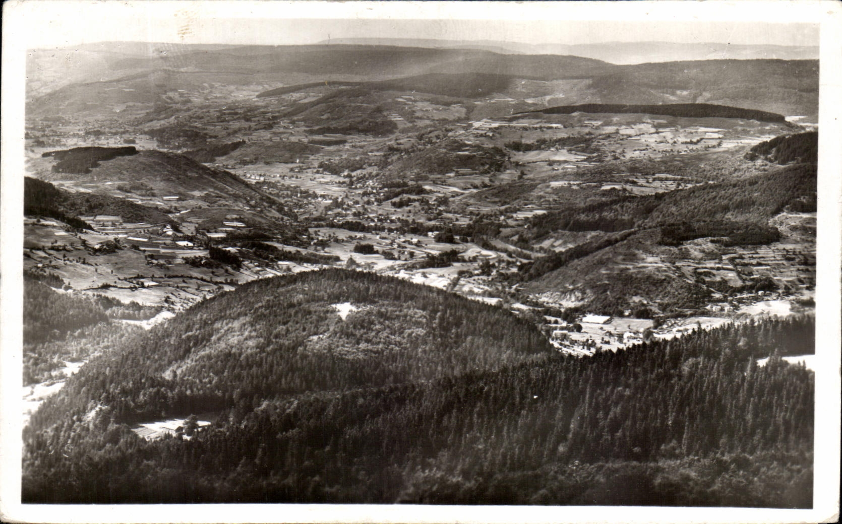 CPA Ballon d'Alsace Vue Vers la Vallee de la moselle