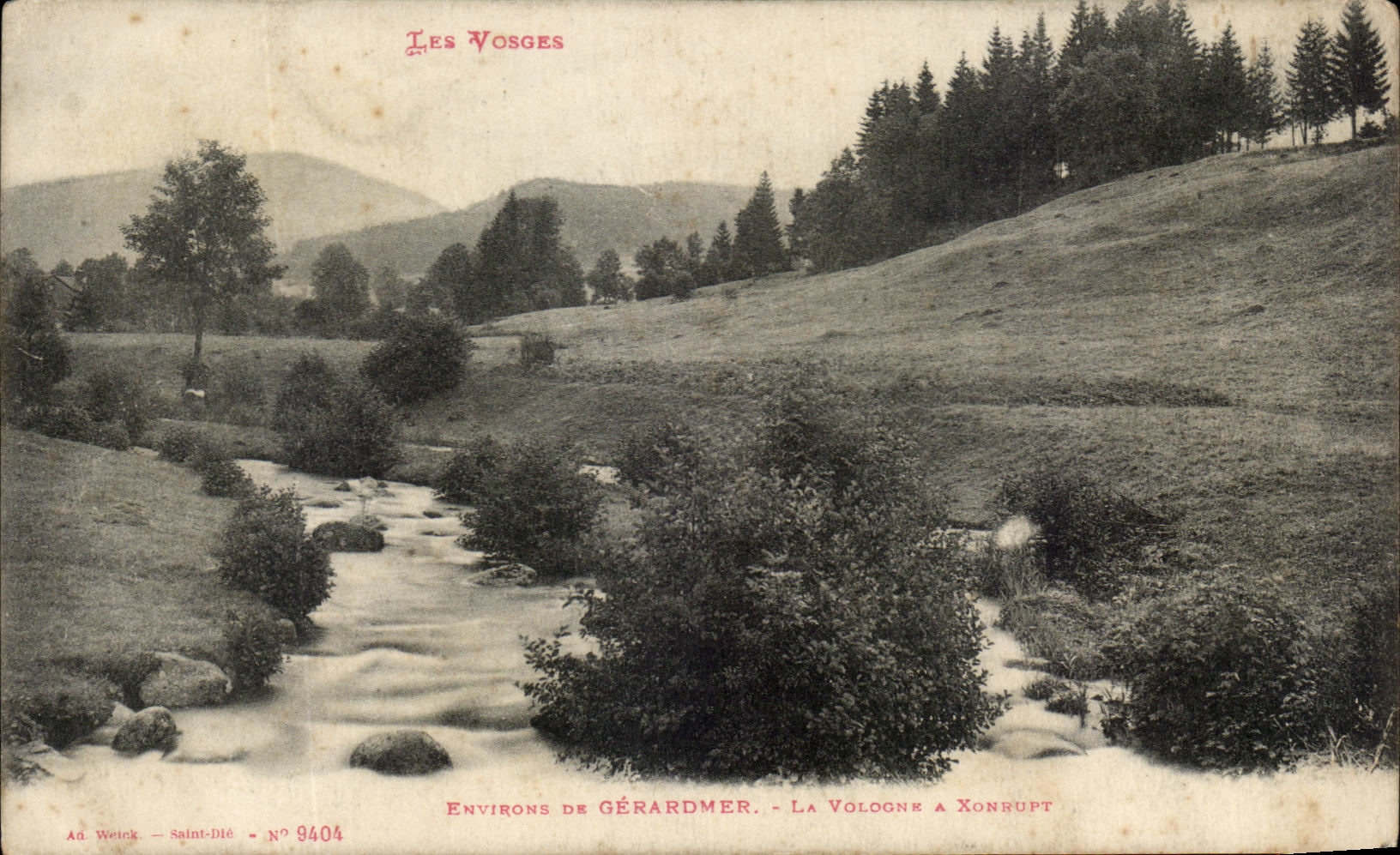 CPA Environs De Gerardmer Vologne has Xonrupt