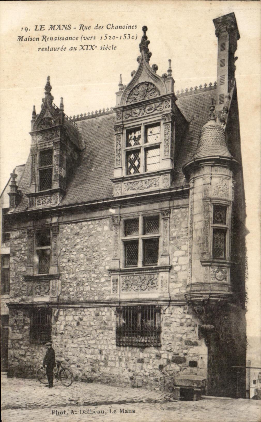 CPA Mans Street Of the Canons House Renaissance