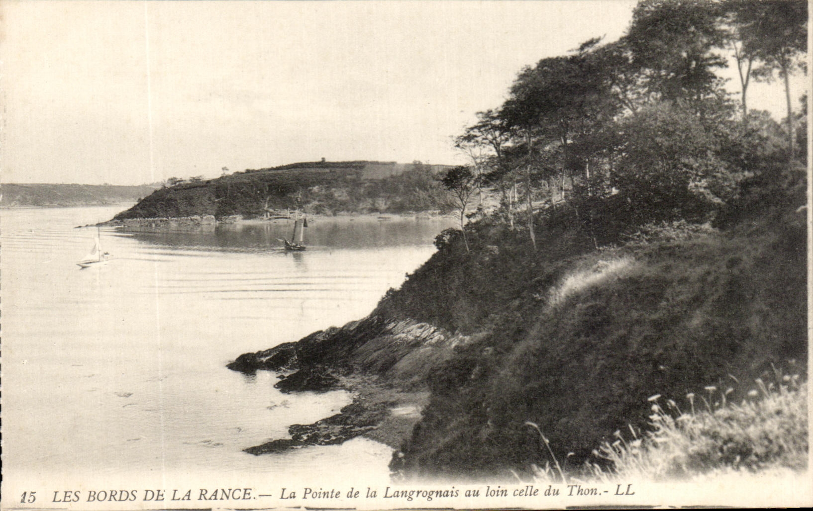 CPA Les Bords De La Rance La Pointe De La Langrognais Au Loin celle du Thon