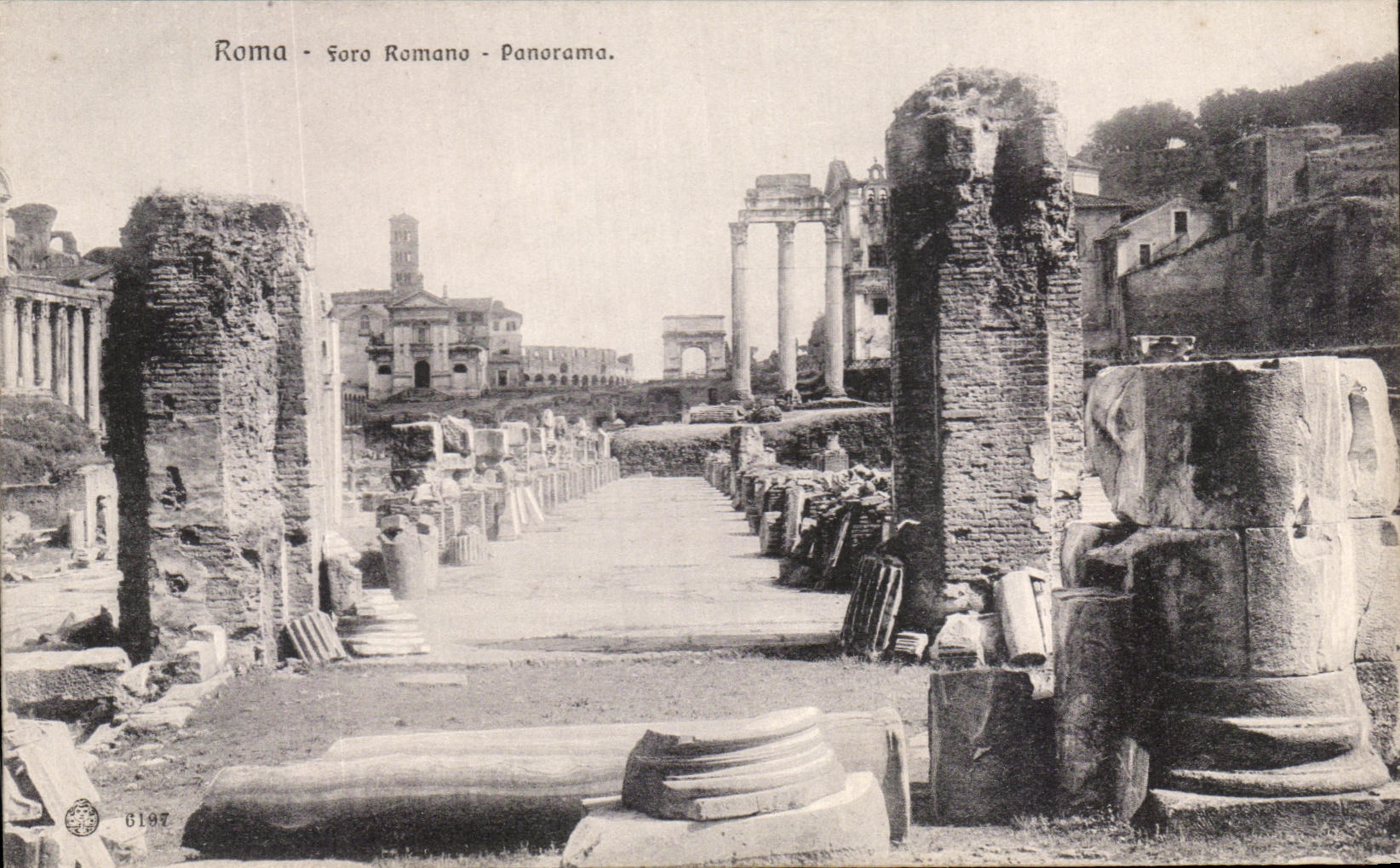 CPA Roma Foro Romano Panorama