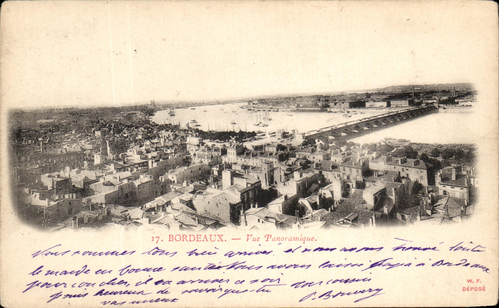 CPA Bordeaux Vue Panoramique
