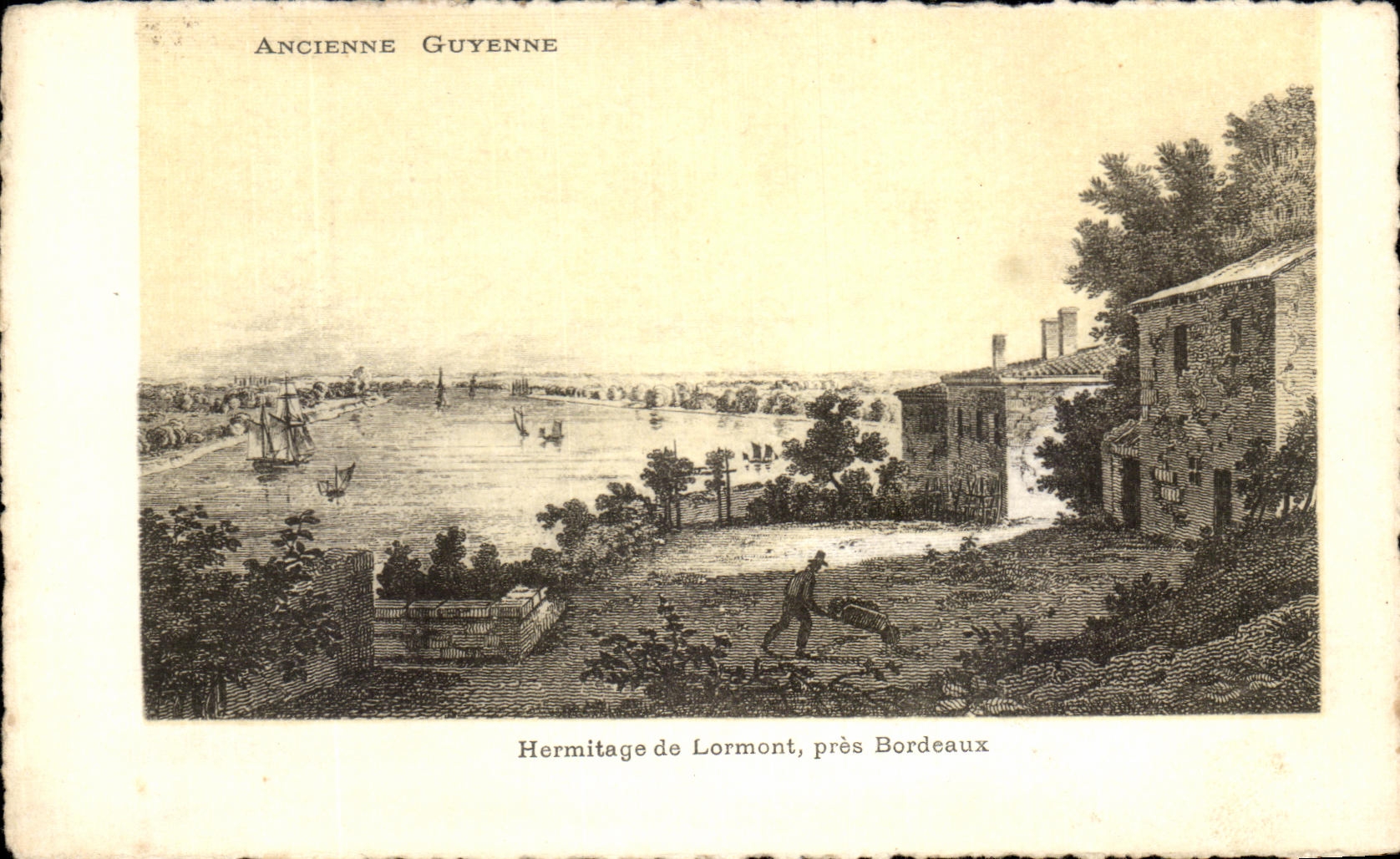 CPA Ancienne Guyenne Hermitage De Lomont Pres Bordeaux
