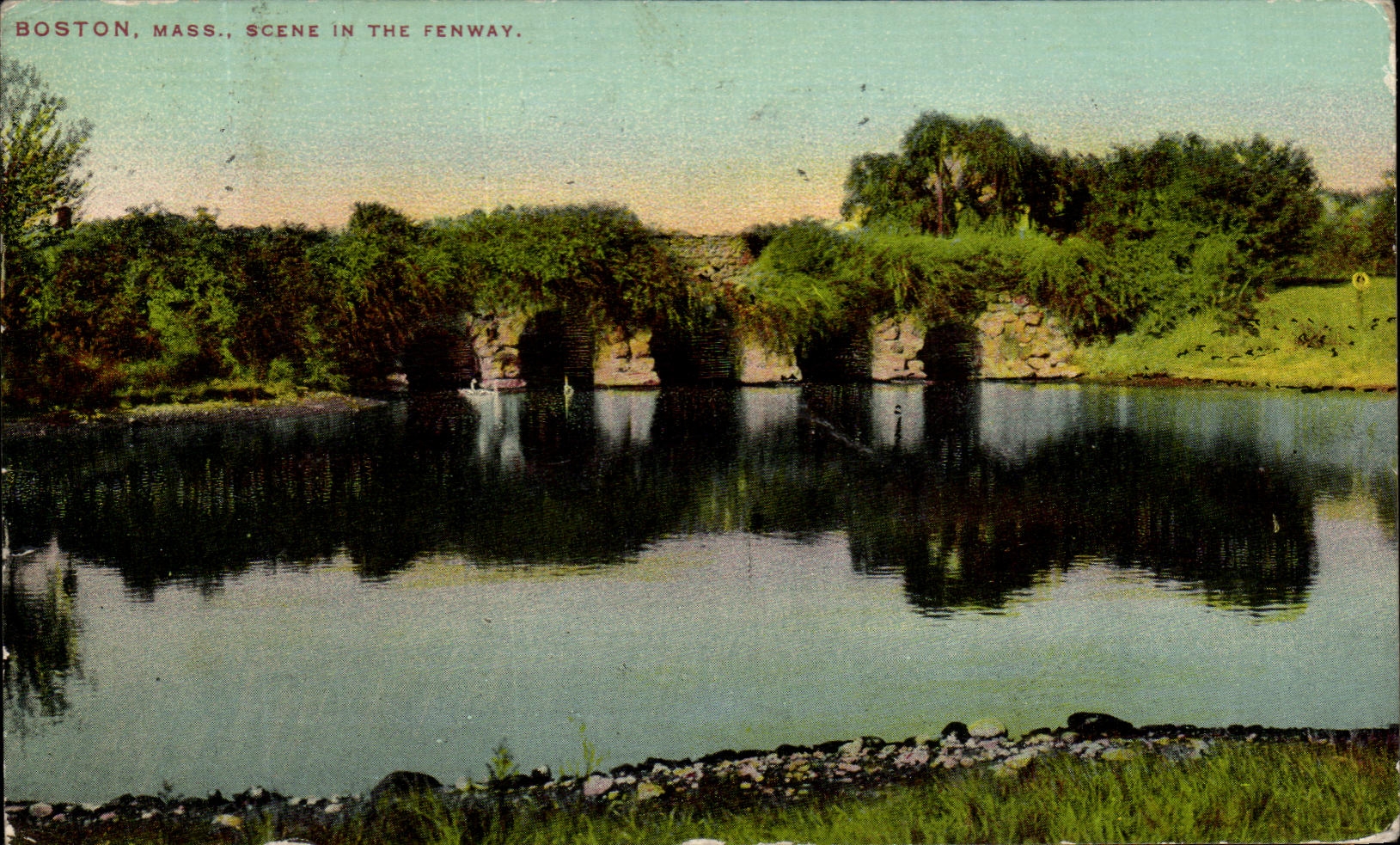 CPA Boston Farmhouse Scene In The Fenway