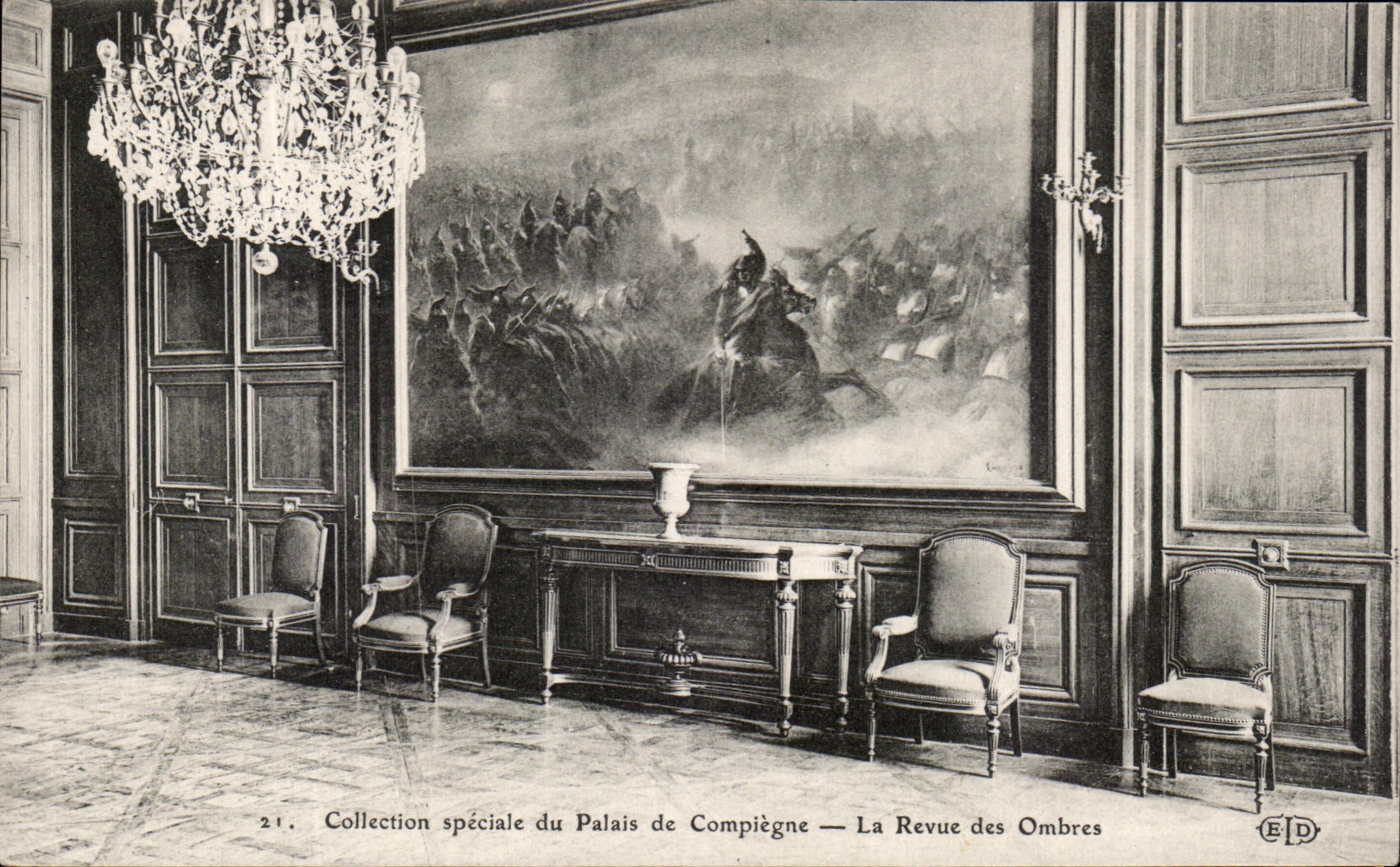 CPA Compiegne the Review of the Shades