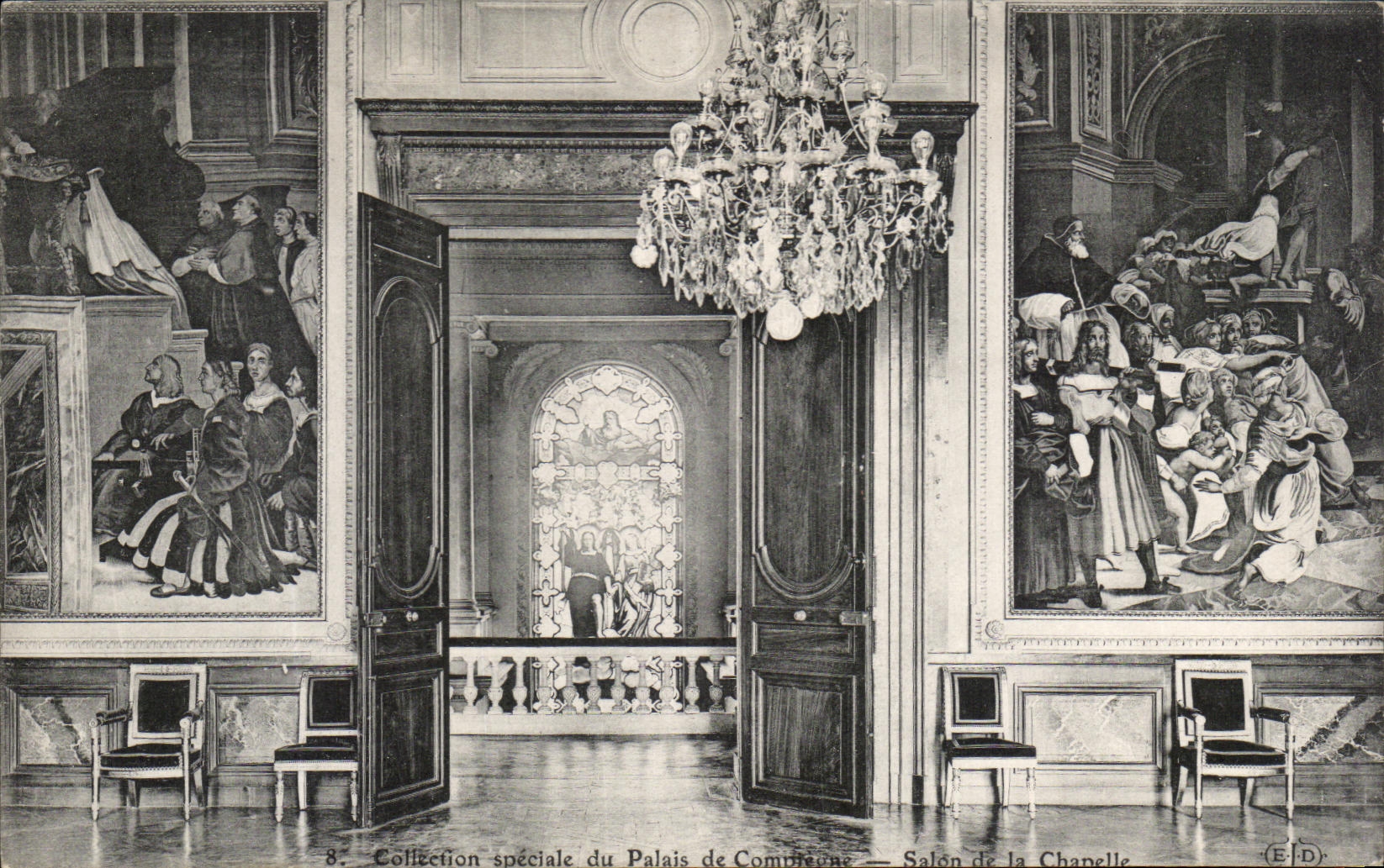 CPA Palais de Compiegne Salen de la Chapelle