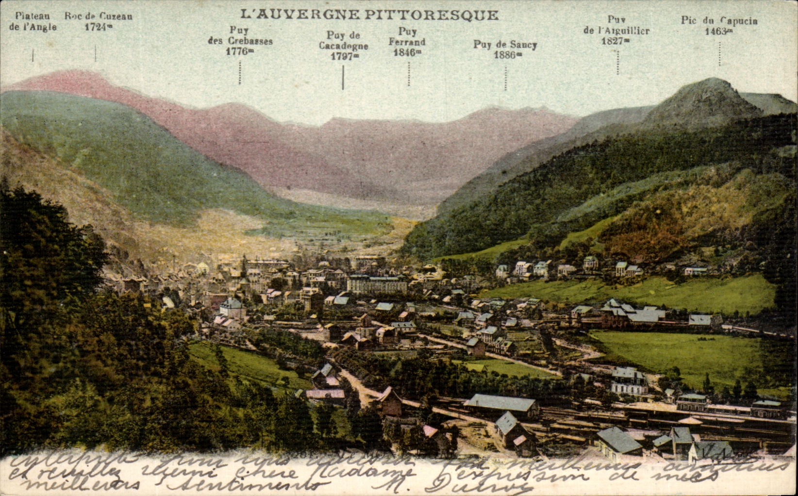 CPA Auvergne Pittoresque the mount Gilds