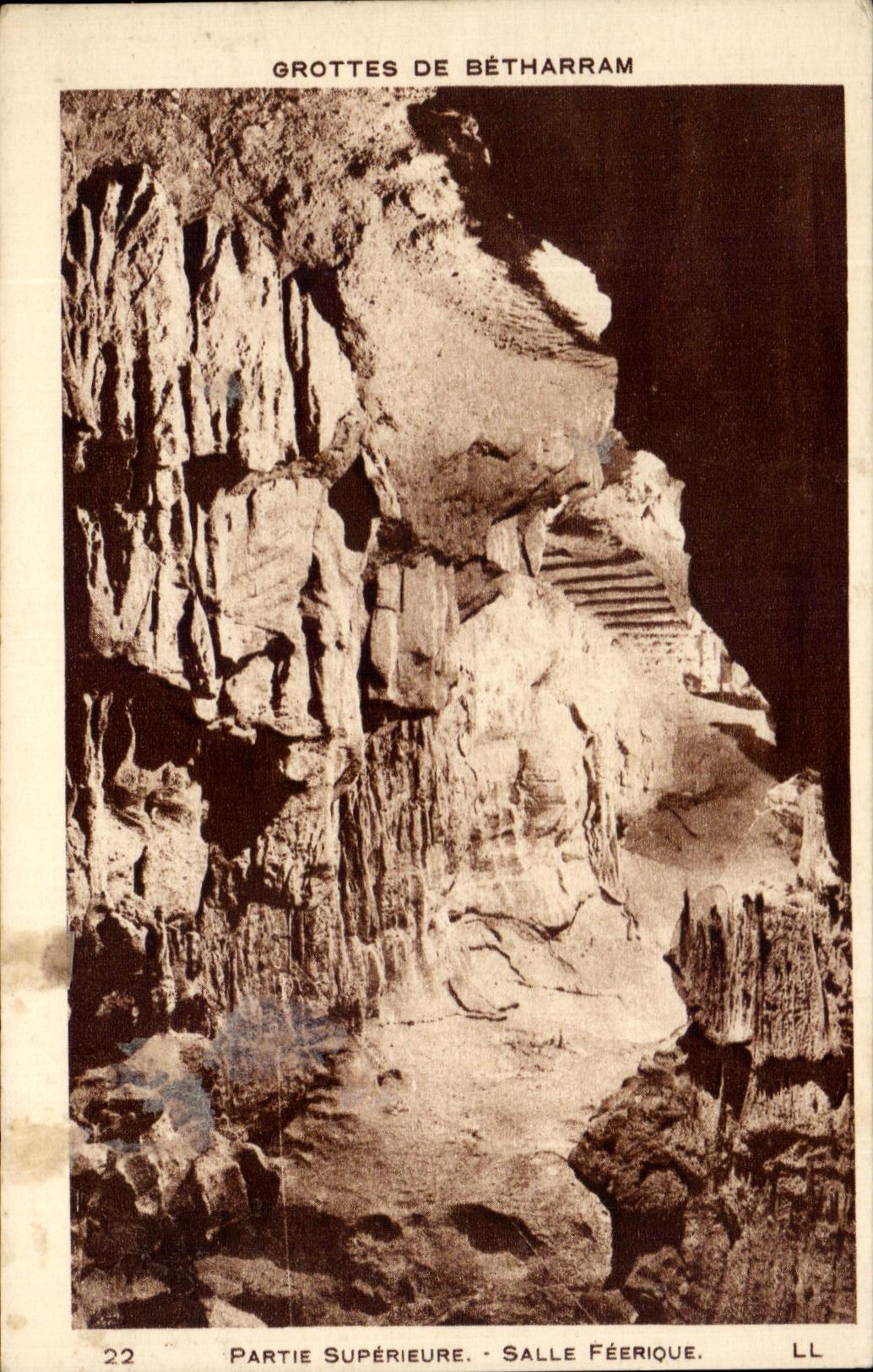 CPA Caves De Betharram fairy-like Room Upper part