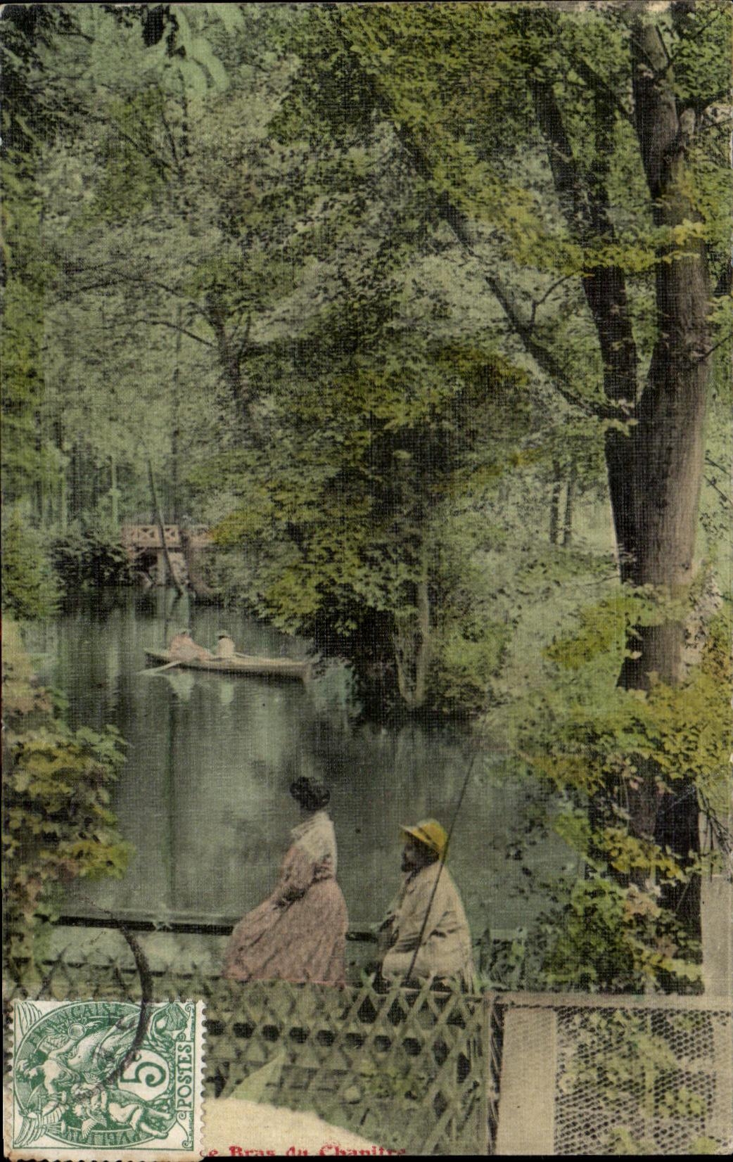 CPA Bras du Chapitre (carte toilee)