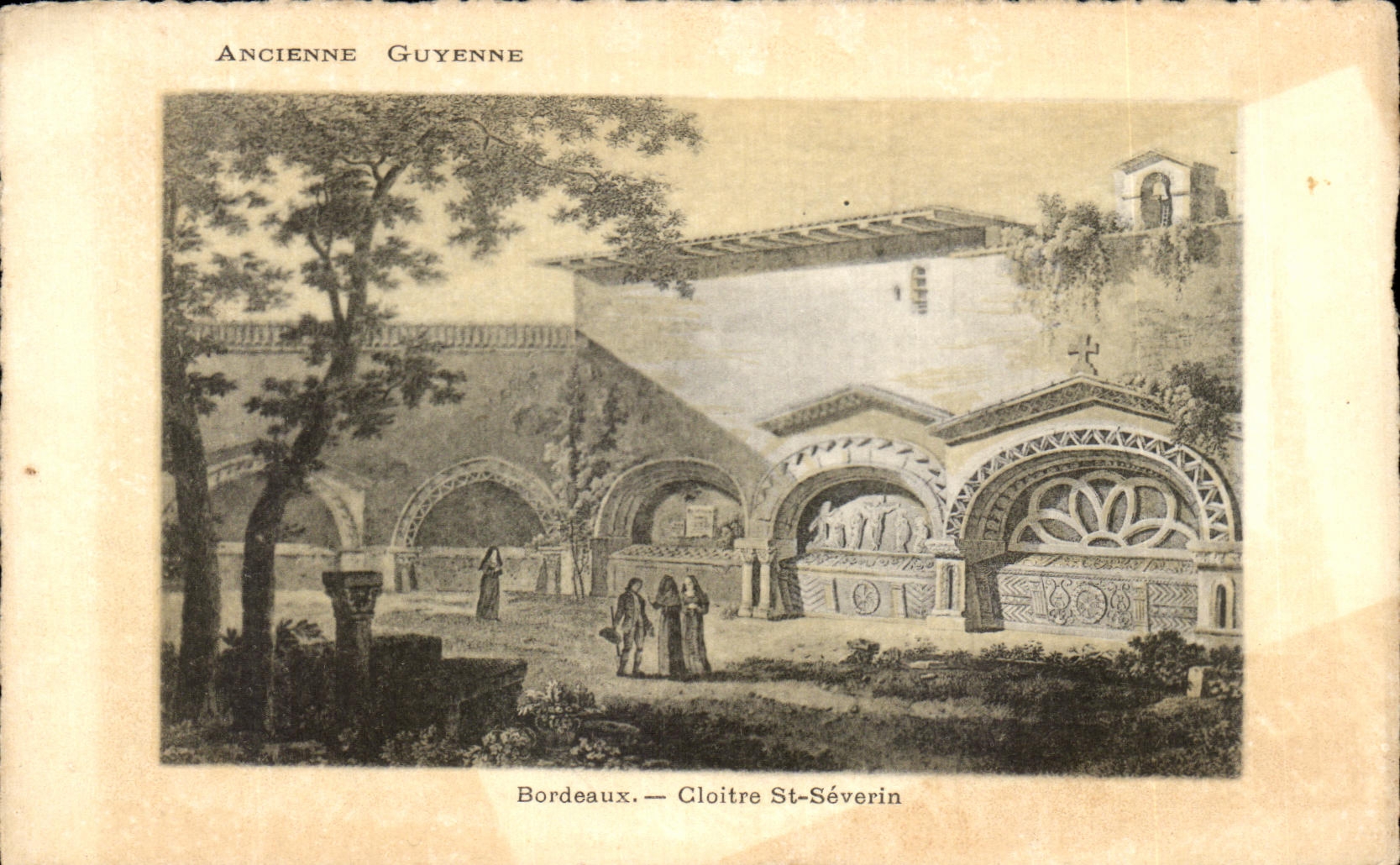 CPA Bordeaux Cloister St Severin