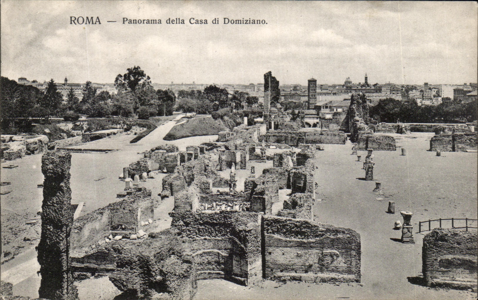 Panorama de CPA Roma mas alla de di puesto Domiziano
