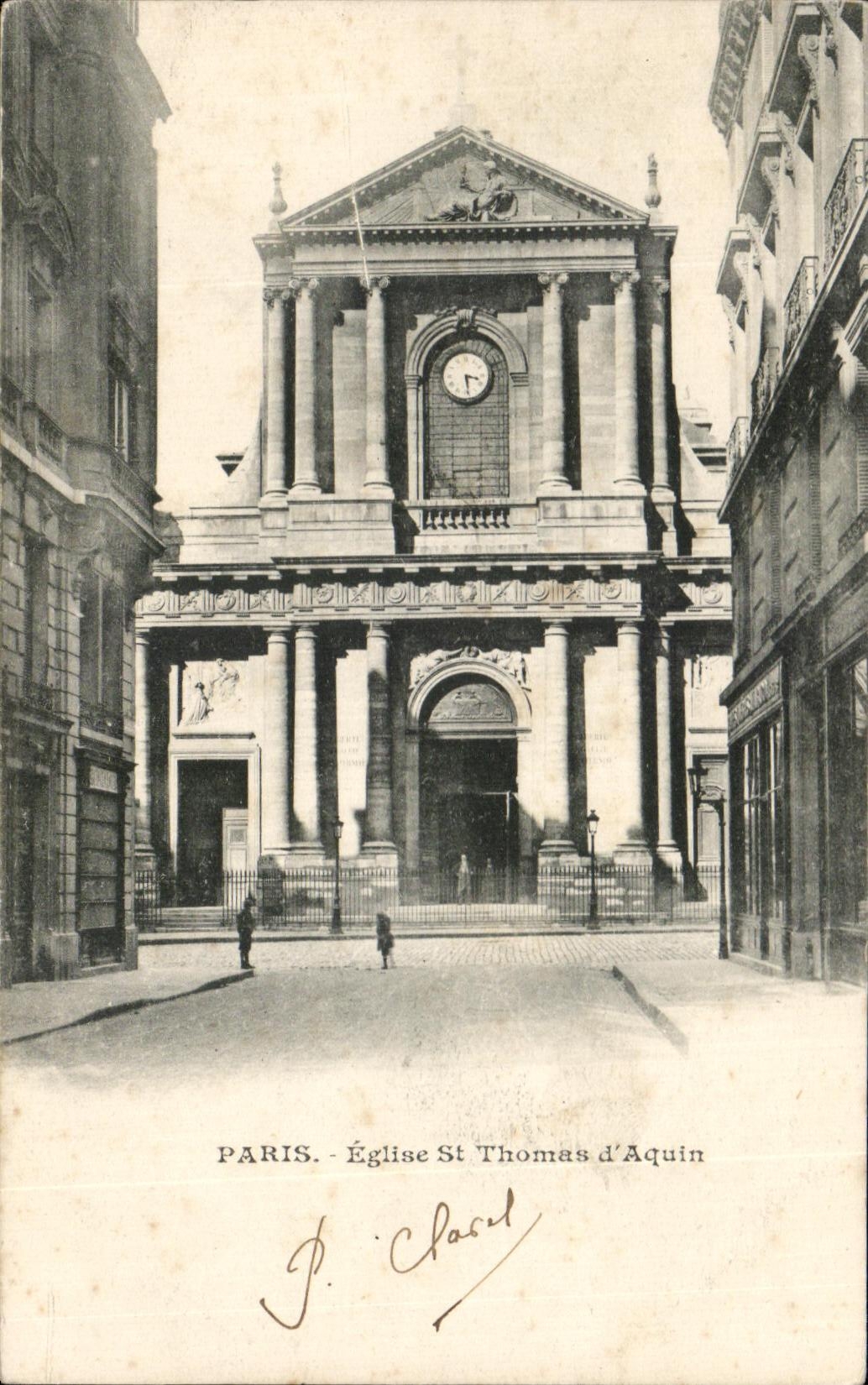 CPA Paris Church St Thomas d' Aquin