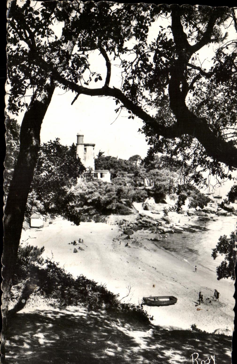 CPA Noirmoutier In I' Ile the Tower Plantier Beaches Of the Red handle And Fontenelles