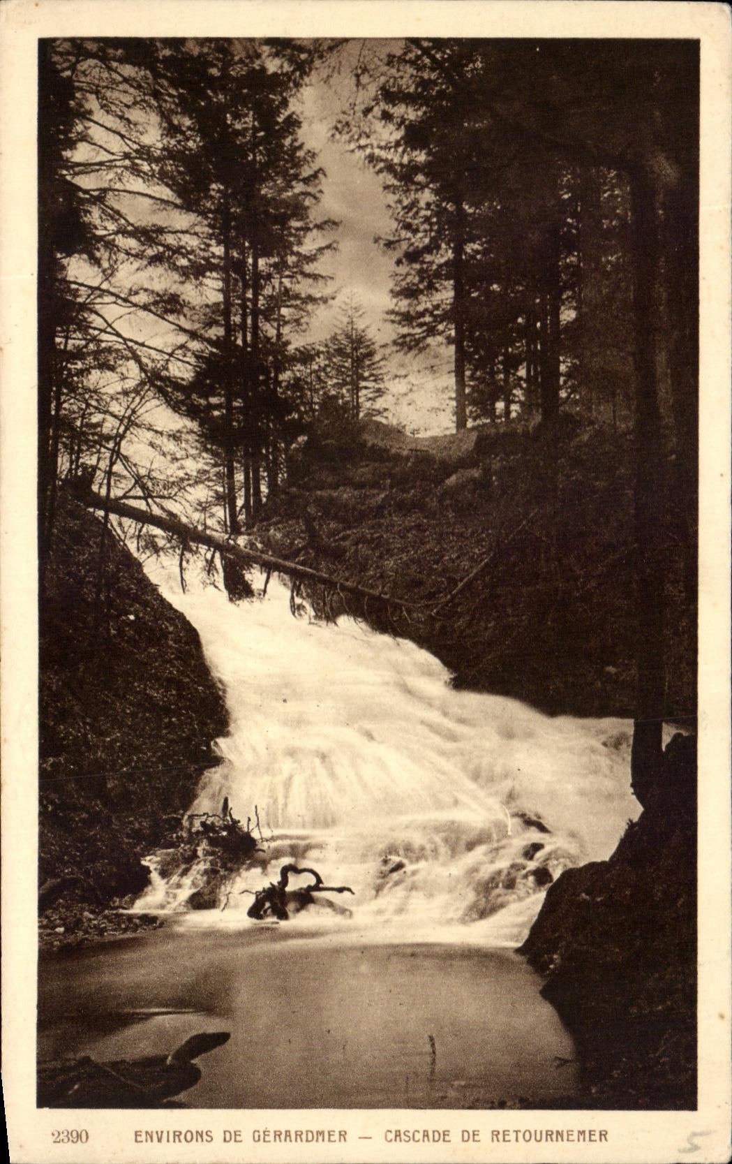 CPA Environs De Gerardmer Cascades De Retournemer