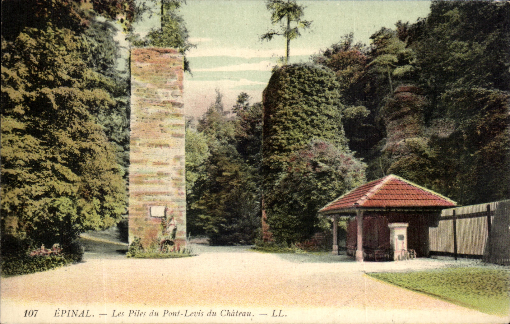 Pilas Of de CPA Epinal el Levis Bridge Of el castillo