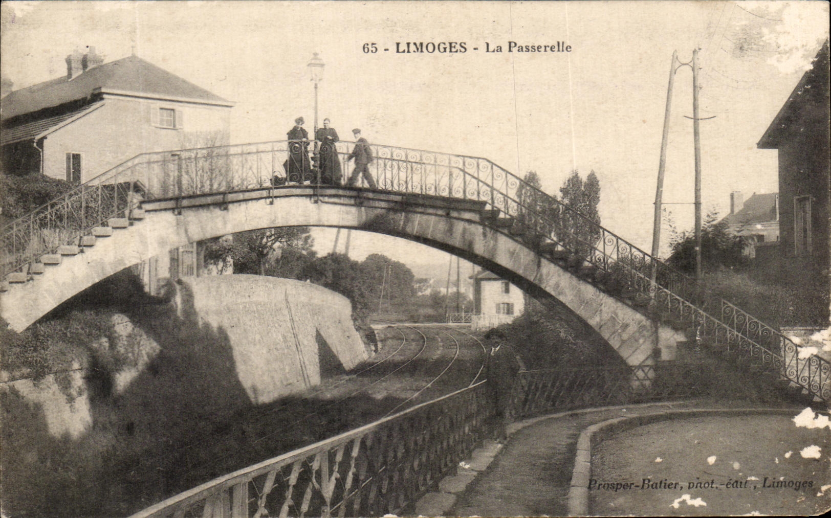 CPA Limoges la pasarela